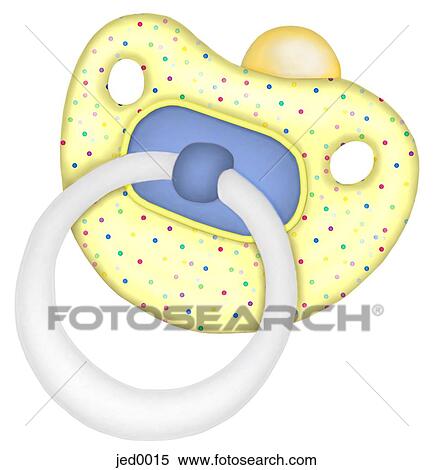 Stock Illustration - baby soother. Fotosearch