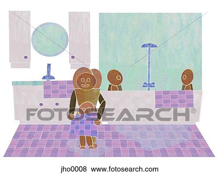 bath time View Large Illustration Stock Illustration - bath time. Fotosearch