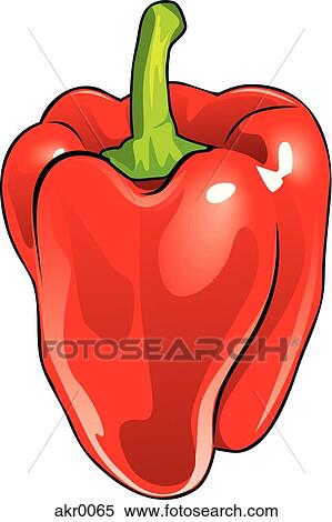 bell pepper View Large Illustration Stock Illustration - bell pepper. Fotosearch