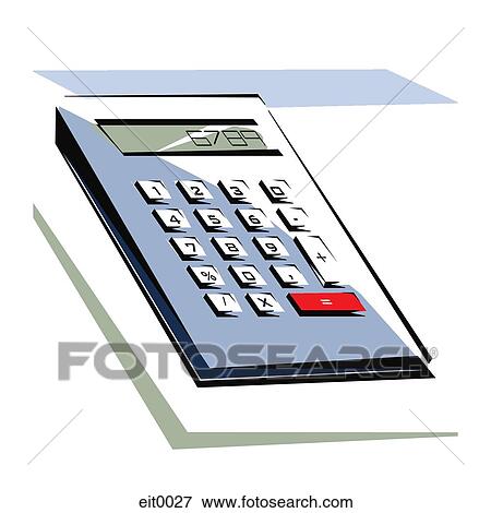Stock Illustration - calculator. Fotosearch