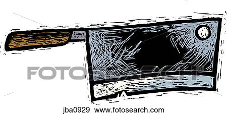 cleaver View Large Illustration Stock Illustration - cleaver. Fotosearch