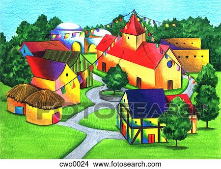 Stock Illustration - community. Fotosearch