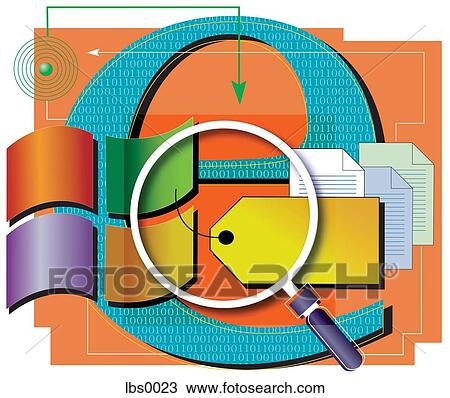 Drawing - e-commerce. Fotosearch