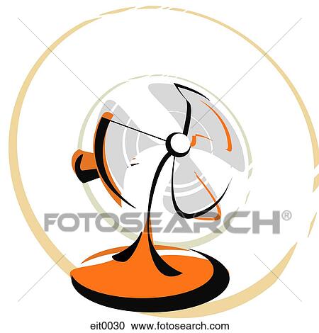 electric fan View Large Illustration Clipart - electric fan. Fotosearch