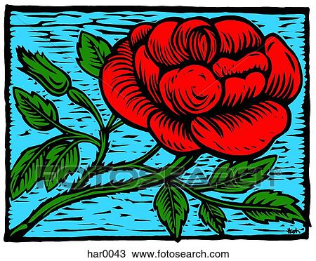 flower View Large Illustration Drawing - flower. Fotosearch