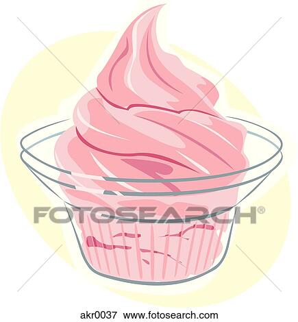 frozen yogurt View Large Illustration Stock Illustration - frozen yogurt. Fotosearch