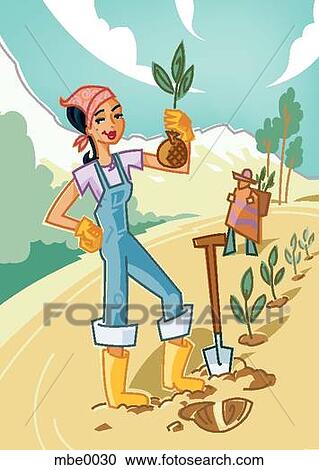 Clipart - garden. Fotosearch