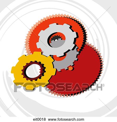 gears View Large Illustration Stock Illustration - gears. Fotosearch