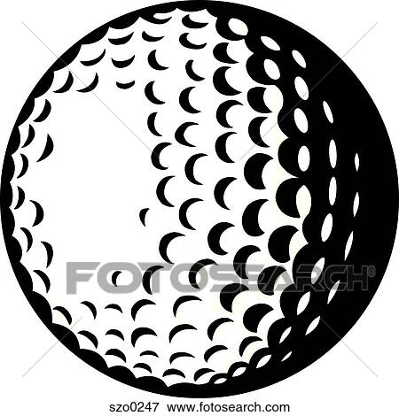 Stock Illustration - golf ball. Fotosearch