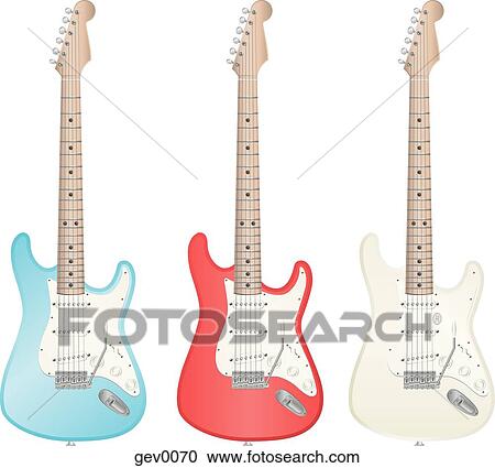 guitars View Large Illustration Clipart - guitars. Fotosearch