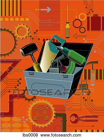 hacker's tools View Large Illustration Stock Illustration - hacker's tools. Fotosearch
