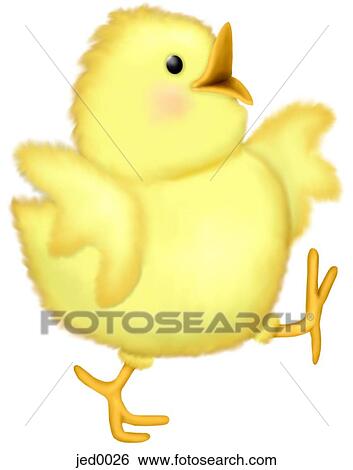Stock Illustration - happy chick. Fotosearch