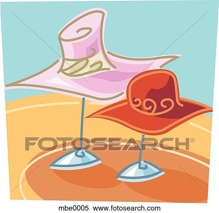 Stock Illustration - hat shop. Fotosearch