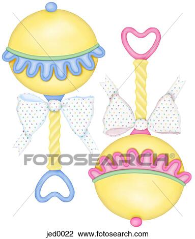 Hochet Bebe Dessin Jed0022 Fotosearch