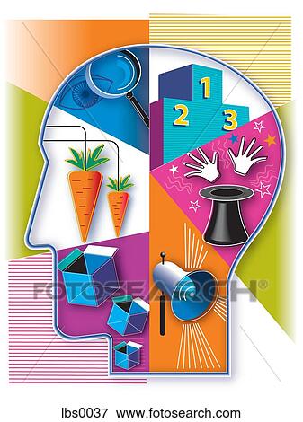 human brain View Large Illustration Stock Illustration - human brain. Fotosearch