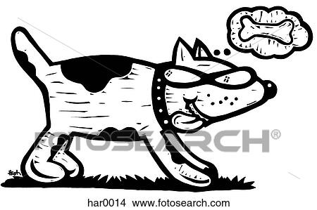 hungry dog View Large Illustration Stock Illustration - hungry dog. Fotosearch