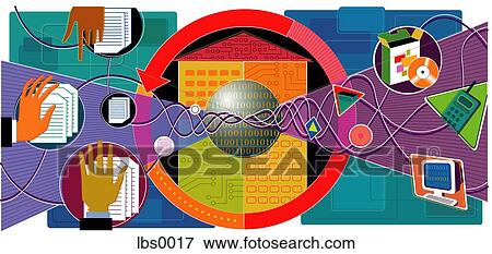 Stock Illustration - information technology. Fotosearch