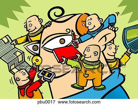 little men View Large Illustration Stock Illustration - little men. Fotosearch