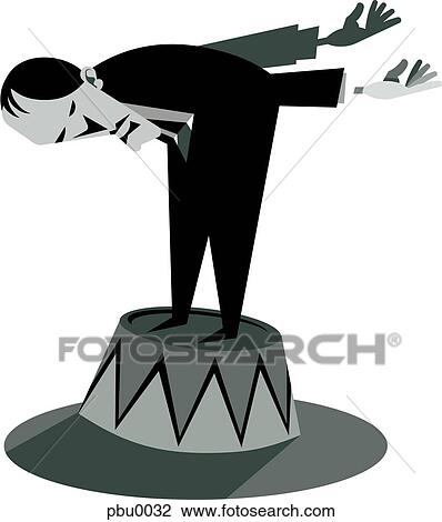 man taking a bow View Large Illustration Drawing - man taking a bow. Fotosearch