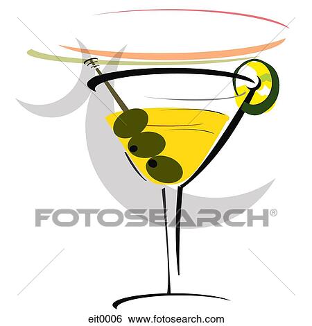 martini and olives View Large Illustration Stock Illustration - martini and olives. Fotosearch