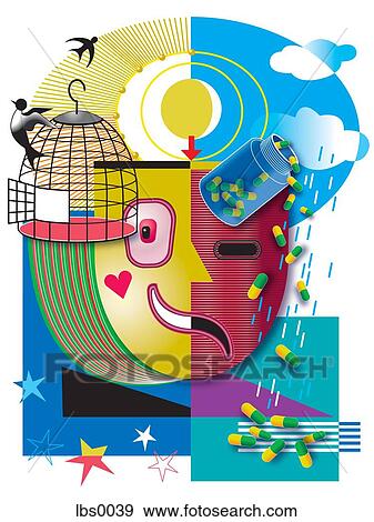mental health View Large Illustration Stock Illustration - mental health. Fotosearch