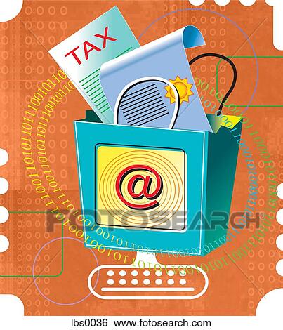 online tax forms View Large Illustration Stock Illustration - online tax forms. Fotosearch