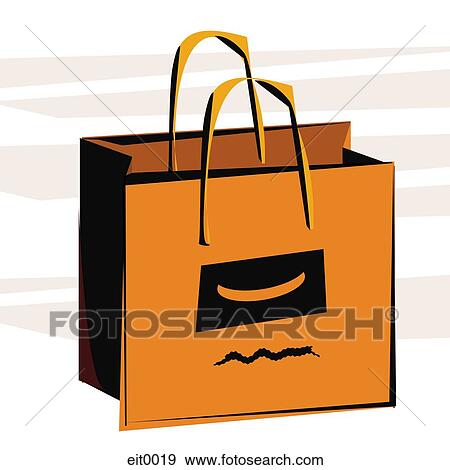 paper bag View Large Illustration Stock Illustration - paper bag. Fotosearch