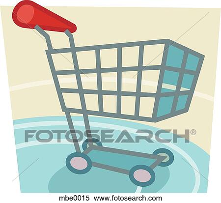 shopping cart View Large Illustration Stock Illustration - shopping cart. Fotosearch