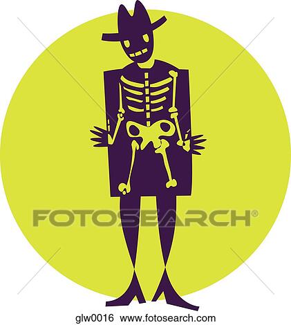 skeleton man View Large Illustration Stock Illustration - skeleton man. Fotosearch