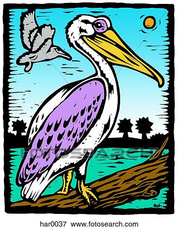 stork View Large Illustration Stock Illustration - stork. Fotosearch