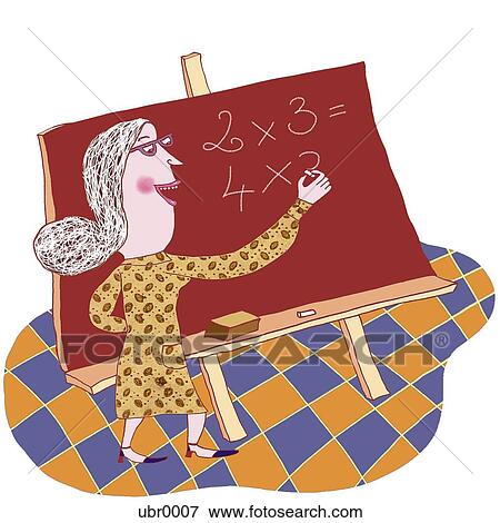 Stock Illustration - teaching multiplication. Fotosearch