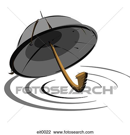Drawing - umbrella. Fotosearch