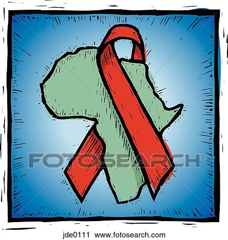Aids in Africa View Large Illustration Clip Art - Aids in Africa. Fotosearch