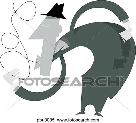 businessman talking View Large Illustration Stock Illustration - businessman talking. Fotosearch