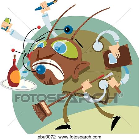 busy bug View Large Illustration Drawing - busy bug. Fotosearch