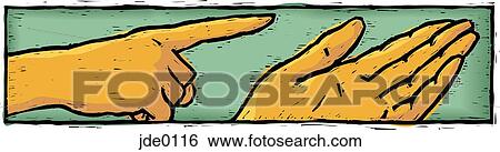 gesture View Large Illustration Stock Illustration - gesture. Fotosearch