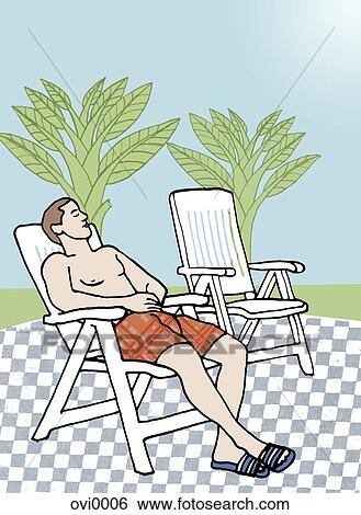 guy sitting in back yard View Large Illustration Stock Illustration - guy sitting in back yard. Fotosearch