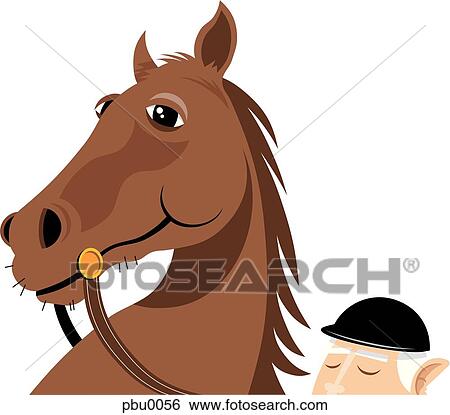 horse rider View Large Illustration Stock Illustration - horse rider. Fotosearch