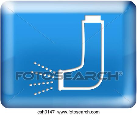 Stock Illustration - inhaler. Fotosearch