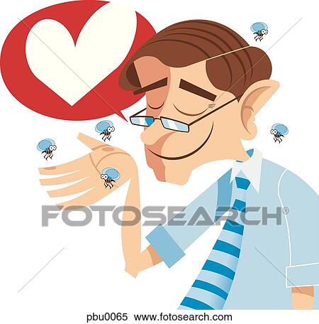 Stock Illustration - love bugs. Fotosearch
