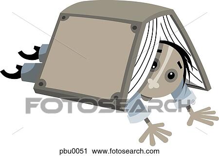 man underneath a book View Large Illustration Clip Art - man underneath a book. Fotosearch
