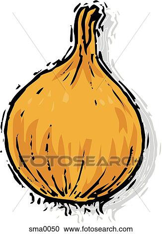 onion View Large Illustration Clipart - onion. Fotosearch