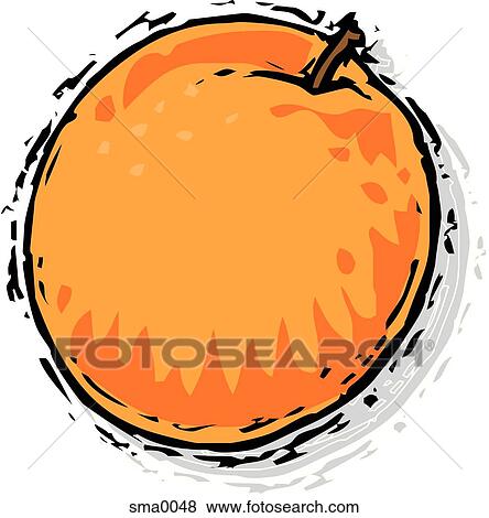 Stock Illustration - peach. Fotosearch