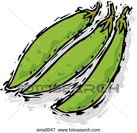 Stock Illustration - peas. Fotosearch