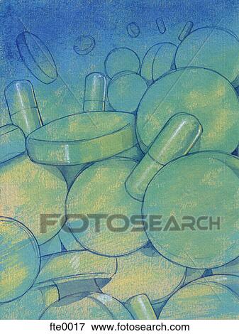 pills View Large Illustration Stock Illustration - pills. Fotosearch