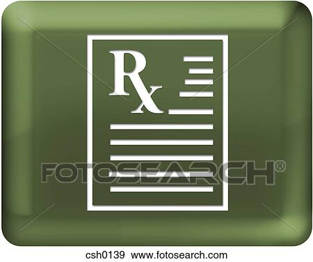 Stock Illustration - prescription. Fotosearch