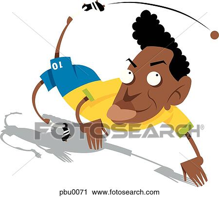 Clip Art - rugby player. Fotosearch