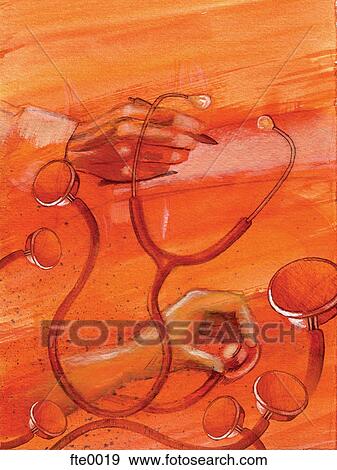 Stock Illustration - stethoscope. Fotosearch