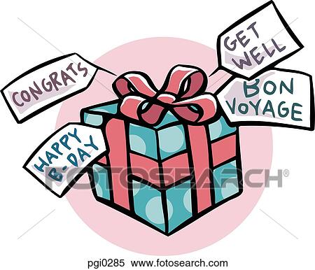 A Grafik Abbildung Von Ein Alle Geschenk Stock Illustration Pgi0285 Fotosearch