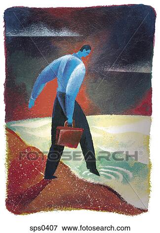 A man dipping his foot into water View Large Illustration Stock Illustration - A man dipping his foot into water. Fotosearch